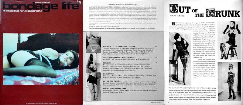 "Out of the Trunk" by Carl McGuire, Bondage Life 75